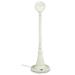 Patio Living Concepts European 1-Light 85" Lamp Post Metal in White | 85 H x 22 W x 22 D in | Wayfair 331