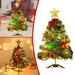 Christmas Decorations Home Decor Desk Organizers And Accessories Decorations Color Desktop Christmas Tree Mini Artificial Christmas Pines Tree Illuminated Christmas Tree With Led Lighting