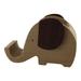 NICEXMAS Beech Elephant Shape Pen Holder Pencil Storage Box Holder with Cell Phone Stand Stationery Box Desk Organizer (Elephant Pen Holder)