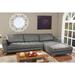 Gray Reclining Sectional - Orren Ellis Camaren 117.38" Wide Microfiber/Microsuede Right Hand Facing Sofa & Chaise Microfiber/Microsuede | Wayfair