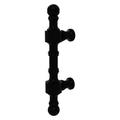 Allied Brass Retro Dot 3" Center Bar Pull Metal in Black | Wayfair RD-3/3-BKM