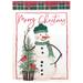 The Holiday Aisle® Darcy-Rose 2-Sided Polyester 44 x 30 in. Garden Flag in Green/Red/White | 44 H x 30 W in | Wayfair