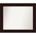 Red Barrel Studio® Plastic Framed Wall Mounted Accent Mirror in Brown Plastic | 27 H x 33 W x 1 D in | Wayfair CEA0EF02535A4029840BC4DCF4101D82