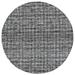 Brown/Gray 72 x 72 x 0.39 in Indoor Area Rug - Gracie Oaks Najha Hand Tufted Wool/Area Rug in Dark Gray/Brown /Wool | Wayfair