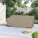 Latitude Run® Outdoor Water Resistant Patio Bench Cover in Gray/Black/Brown | 35 H x 54 W x 37 D in | Wayfair 7A46DE7C72C44074A1F54B1A385837D4