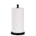 Red Barrel Studio® Heavy Weighted Base Sturdy Steady Meta Freestanding Paper Towel Holder Stainless Steel in Black/Gray | Wayfair