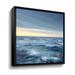 Highland Dunes Lake Superior Waves Navy Crop Gallery Wrapped Canvas in White | 36 H x 36 W x 2 D in | Wayfair B436DFAA5EC64C11B4C9A793FCC43B28