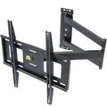 FORGING MOUNT Corner TV Wall Mount Long Arm TV Mount for 23 -60 TVs Full Motion TV Wall Mount with 33 of Smooth Extension Holds 99lbs Max 400X400mm