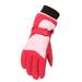 Winter Gloves Outdoor Kids Boys Youth Girls Snow Skating Snowboarding Windproof Durable Warm Print Ski Gloves Snow Stopper Mittens Mittens Boys 5 Toddler Girl Winter Winter Snow Gloves Toddler Boy