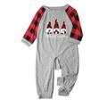 POROPL Family Christmas Pajamas Set O-Neck Pullover Long Sleeve Holiday Snowman Print Toddler Pajamas Plaid Deer Pajamas For Family