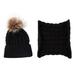Set Cap+Scarf Warm Winter Toddler Baby Warm 2Pcs Knitted Keep Girls Boys Baby Care Baby Must Haves
