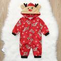 POROPL Family Christmas Pajamas Set Hooded Family Pajamas Matching Sets O-Neck Plaid Deer Holiday Long Sleeve Plaid Pajamas Set For Family