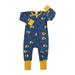 JDEFEG Toddler Boy 24 Months Clothes Zip Sleep Cotton Romper Jumpsuit One-Piece Pajamas Printed Romper Outfits Boys Baby Girls Front Clothing Play Boys Romper&Jumpsuit Shorts Boys 4 6 Cotton Blue 66