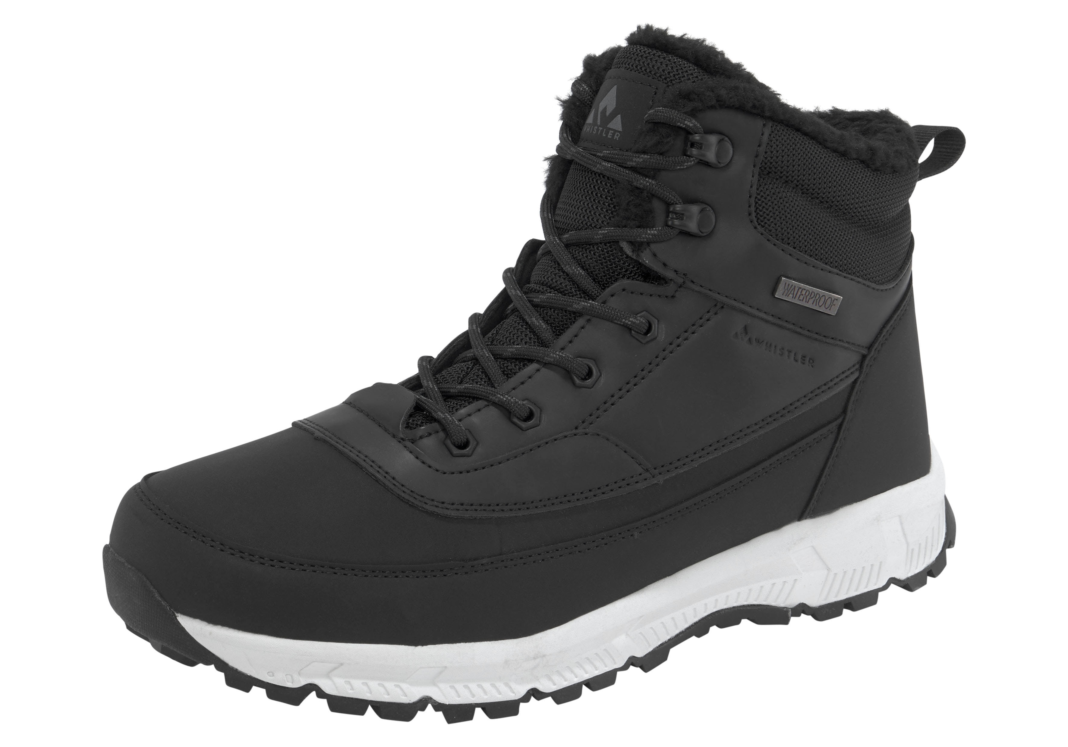 Winterboots WHISTLER "PARRITE BOOT WP", Herren, Gr. 41, schwarz, Synthetik, Textil, Schuhe Winterboots, Winterschuhe, Winterboots, Snowboots, wasserdicht