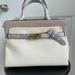 Coach Bags | Coach Tate 29 Carryall Exotic Cream W Snakeskin | Color: Cream | Size: Os