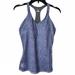 Nike Tops | *Nike Dri Fit Animal Print Activewear Tank Top Size S Racerback Yoga Running Top | Color: Purple/White | Size: S