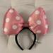 Disney Accessories | Disney Ears Minnie Mouse Headband Disneyland | Color: Pink | Size: Os