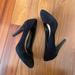 Jessica Simpson Shoes | Js By Jessica Simpson Black Suede Heels | Color: Black | Size: 9.5