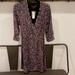 Anthropologie Dresses | Anthropologie Varun Bahl Sequin Dress 3/4 Sleeves And Flower Trim | Color: Pink/Purple | Size: 2