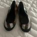 Burberry Shoes | Burberry Girls Ballet Dress Shoes, Size 33 | Color: Black/Orange | Size: 33