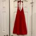 Victoria's Secret Dresses | 2/$29 Victoria’s Secret Bra Tops Red Halter Dress S | Color: Red | Size: S