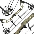 Mirage 15-70lbs Adjustable Power & Draw Compound Archery Bow Target Practice Shooting 300FPS