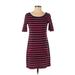 Gap Outlet Casual Dress - Shift: Red Stripes Dresses - Women's Size Small