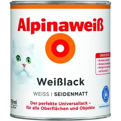 Alpina - weiß Weisslack seidenmatt 0,75 Ltr. Universallack Image