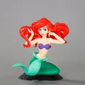 Disney-Figurines en PVC La Petite Sirène Ariel Princesse Anime Voiture Modèle Décorations de