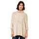 CECIL Damen B302032 Oversize Pullover, Alabaster beige Melange, M-L