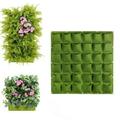 SDJMa 36 Pockets Hanging Planter Bags Hanging Vertical Wall Mounted Plant Planting Grow Bags Herb Garden Planter Outdoor Indoor Growing Bag Gardening Vertical Greening Flower Container