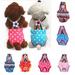 Anvazise Female Dog Diaper Cute Comfortable Washable Polka Dot Striped Sanitary Diaper Pet Physiological Pants for Home Polka Dot Pink XS