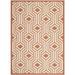 SAFAVIEH Courtyard Brody Geometric Indoor/Outdoor Area Rug 5 3 x 7 7 Beige/Terracotta