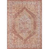Unique Loom Valeria Indoor/Outdoor Traditional Rug Rust Red/Ivory 10 x 14 1 Rectangle Medallion Traditional Perfect For Patio Deck Garage Entryway