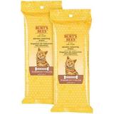 Burt s Bees for Cats Natural Dander Reducing Wipes | Kitten and Cat Wipes for Grooming | Cruelty Free Sulfate & Paraben Free pH Balanced for Cats - Made in USA - 50 Count 2 Pack