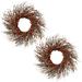 Gerson International Twig Harvest 24" Wreath in Brown/Red/Yellow | 7 H x 24 W x 24 D in | Wayfair 2304080EC