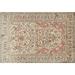 Ahgly Company Indoor Rectangle Traditional Dark Gold Brown Persian Area Rugs 4 x 6