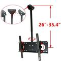 VideoSecu Tilt TV Ceiling Mount for Most 37 - 65 LCD LED UHD Plasma Flat Panel Screen Display VESA 600x400mm B72