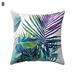 Tropical Plant Leaf Cactus Throw Pillow Case Cushion Cover Sofa Bed Car Decor Square Cotton Case for Bed Sofa Car Coffee Outdoor