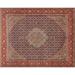 Ahgly Company Indoor Rectangle Traditional Saffron Red Persian Area Rugs 6 x 9