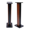 35.4 Height Wood Bookshelf Speaker Stand 30kg Rosewood Stands for Pair Wood Grain Bookshelf Speaker Stands Floor Shelf Enhanced Audio Listening Experience Gift for Home Theaters