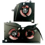 CPU+ GPU Fan Laptop Cooling Fan DC 5V 4-pin 4-wires for MSI GS63 GS63VR GS73 GS73VR MS-16K2 MS-17B Laptop Part Brushless