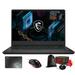 MSI GP66 Leopard Gaming & Entertainment Laptop (Intel i7-11800H 8-Core 15.6 144Hz Full HD (1920x1080) NVIDIA RTX 3080 64GB RAM 1TB PCIe SSD Win 10 Pro) with Loot Box Clutch GM08 Pad