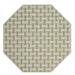 Furnish My Place Union Indoor/Outdoor Commercial Color Rug - Green 8 Octagon Pet and Kids Friendly Rug. Made in USA Octagon Area Rugs Great for Kids Pets Event Wedding