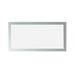 60 in. Rectangle LED Lighted Accent Bathroom & Vanity Wall Mirror Silver