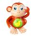 OUNONA 1Pc Dancing Singing Doll Toy Adorable Monkey Music Plaything with Light