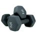 XPRT Fitness Neoprene Dumbbells Anti-Roll Hand Weight 15 Lb. Pair