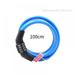 Security Bike Lock 4 Digit Resettable Combination Cable Lock for Bicycle