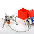 RONSHIN Outdoor Camping Gas Stove Portable Windproof Picnic Stainless Steel Gas Burner Tourist Equipment