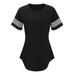 Women s Cool Dry Short Sleeve Compression Shirts Sports T-Shirts Tops Athletic Shirt For Daily Life Work Business